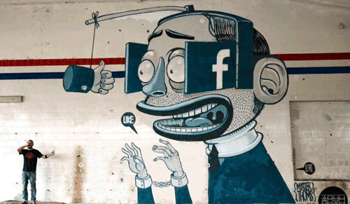 facebook graffiti
